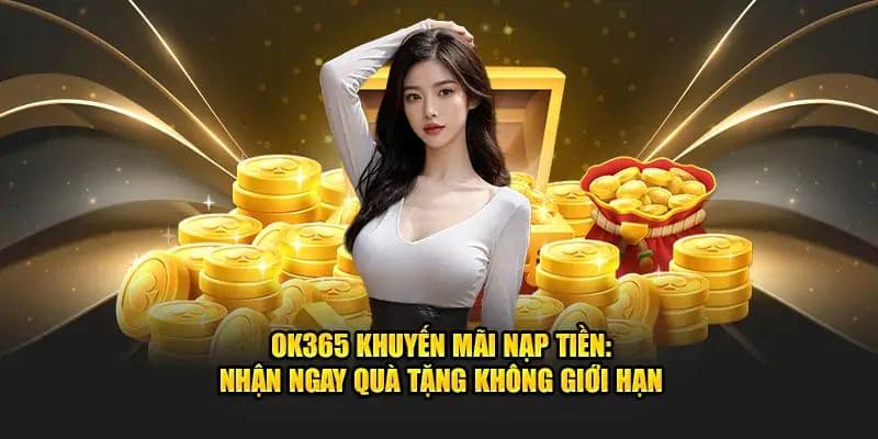 Ưu đãi nạp tiền đầu tiên tặng 100% giá trị thẻ nạp cực kỳ hấp dẫn tại OK365